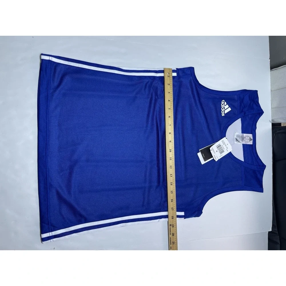 Adidas Men's 3G Reversible Basketball Jersey Size S Blue/white NWT